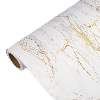 calidad  Wholesale Creative Home Decorative Furniture Wall Paper Grain Self Adhesive Marble Film fábrica