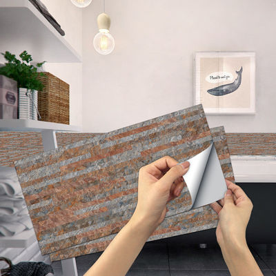 calidad  Waterproof Decorative Sticker Matte Tile Brick Wall Sticker Decals Kids Room Decor Environmental Protection PVC Self Adhesive Wallpaper fábrica